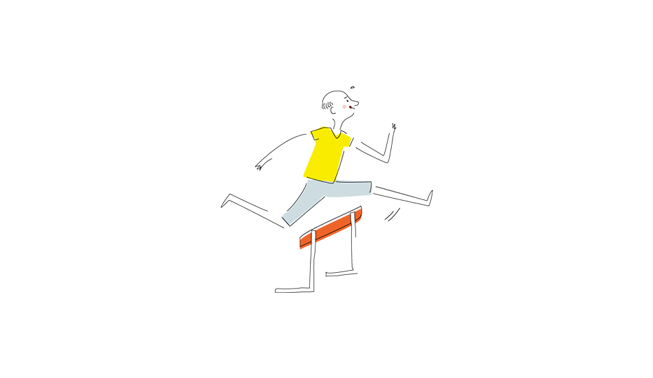Astellas - Illustration sensibilisation sport et santé 3 par Cecile-reverdy