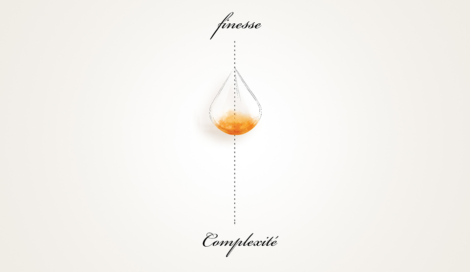 Cognac Exception - Visuel de luxe associant dessin au trait et aquarelle numérique 10 par Cé. Cecile Reverdy