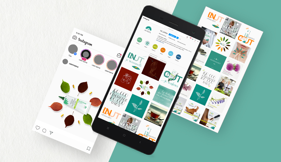 Laboratoires Jaldes - Illustrations et graphisme pour posts Instagram et brochures médicales 3 par Cé. Cecile Reverdy