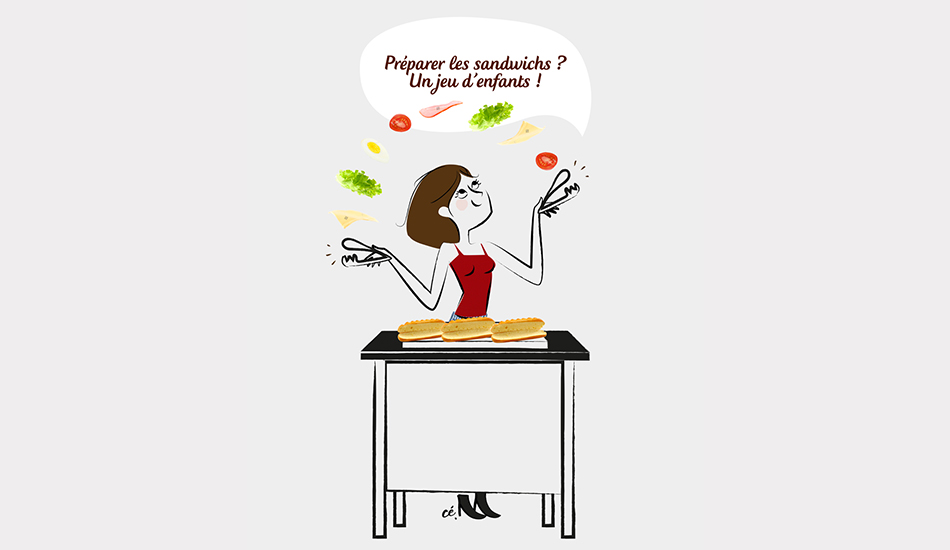 La Boulangère Gamme Bio - Design d'emballage illustré chaleureux